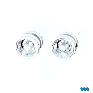 VEROMA 1/14 低板台尾車用 輪圈組 鍍鉻 1軸